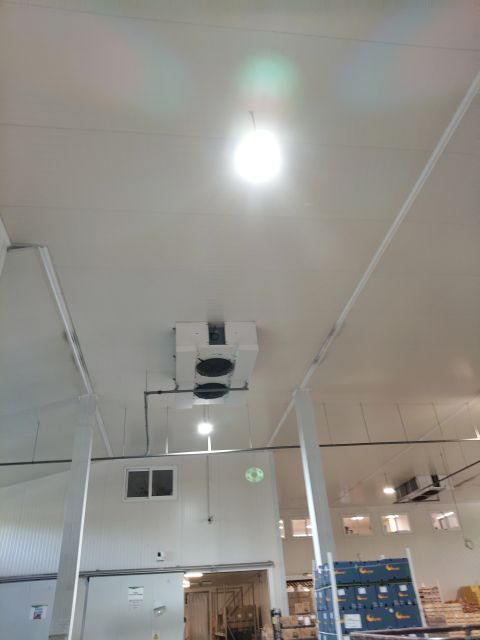Éclairage LED de la zone de manutention