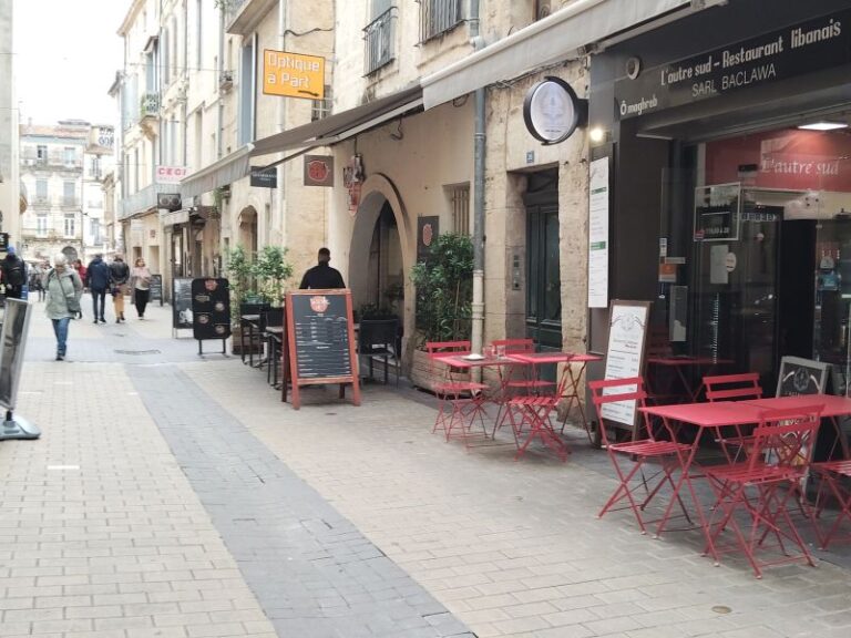 Terrasse du restaurant L'Autre Sud à Montpellier